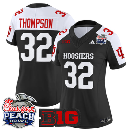 Women's Indiana Hoosiers 2026 Peach Bowl Vapor Limited Jersey V2 - All Stitched