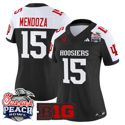 Women's Indiana Hoosiers 2026 Peach Bowl Vapor Limited Jersey V2 - All Stitched