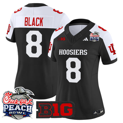 Women's Indiana Hoosiers 2026 Peach Bowl Vapor Limited Jersey V2 - All Stitched