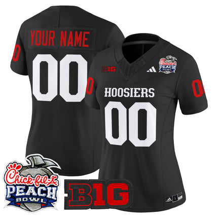 Indiana Hoosiers 2026 Peach Bowl Vapor Limited Custom Jersey V2 - All Stitched