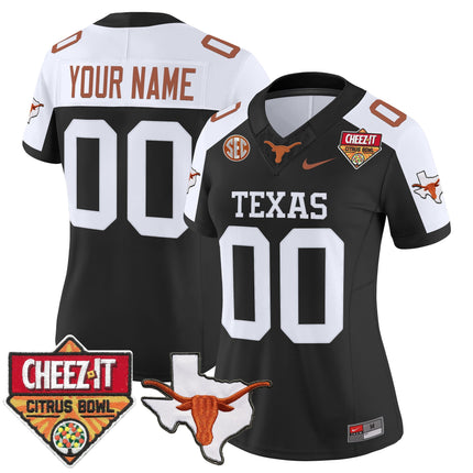Texas Longhorns 2025 Cheez-It Citrus Bowl Patch Vapor Limited Custom Jersey - All Stitched