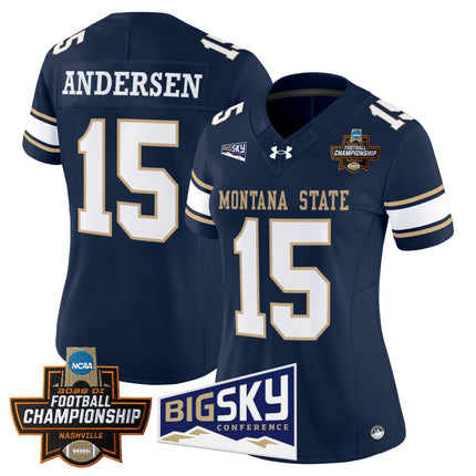 Women's Montana State Bobcats 2026 Football Championship Vapor Limited Jersey - All Stitched