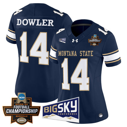 Women's Montana State Bobcats 2026 Football Championship Vapor Limited Jersey - All Stitched