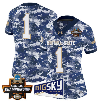 Women's Montana State Bobcats 2026 Football Championship Vapor Limited Jersey - All Stitched