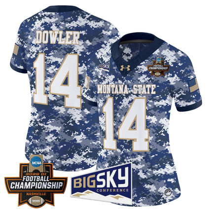 Women's Montana State Bobcats 2026 Football Championship Vapor Limited Jersey - All Stitched