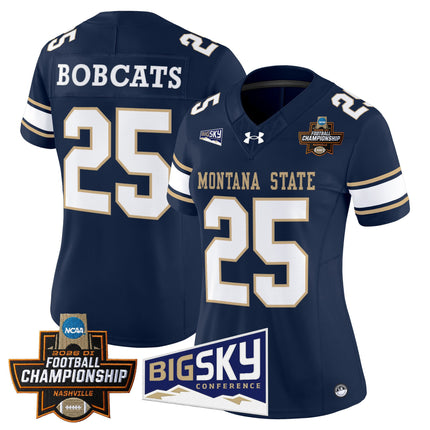 Women's Montana State Bobcats 2026 Football Championship Vapor Limited Jersey - All Stitched
