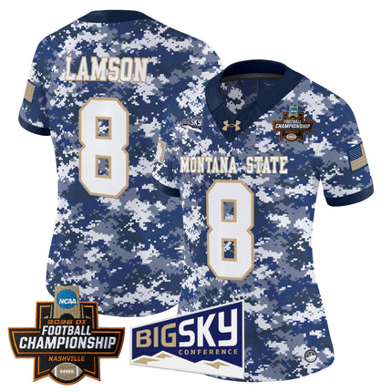 Women's Montana State Bobcats 2026 Football Championship Vapor Limited Jersey - All Stitched