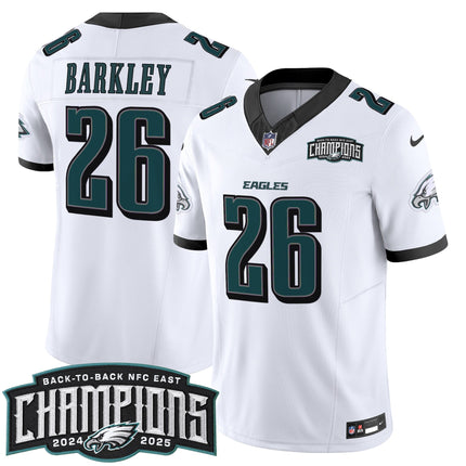 Men's Philadelphia Eagles Back-To-Back 2024-2025 NFC East Division Champions Vapor Limited Jersey - All Stitched