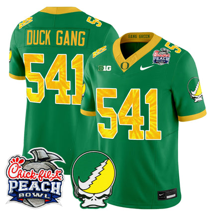 Men's Oregon Ducks "Grateful Ducks" Vapor Limited Jersey - 2026 Peach Bowl Patch - All Stitched