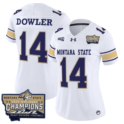 Women's Montana State Bobcats 2025 National Champions Vapor Limited Jersey - All Stitched
