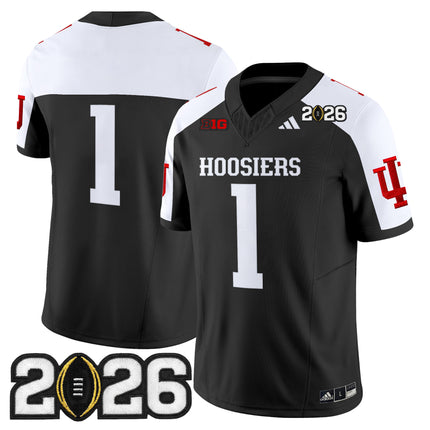 Men's Indiana Hoosiers 2026 CFP Final Patch Vapor Limited Jersey - All Stitched