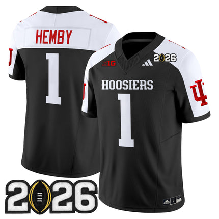 Men's Indiana Hoosiers 2026 CFP Final Patch Vapor Limited Jersey - All Stitched