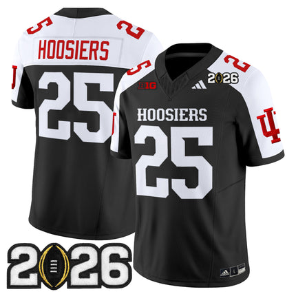Men's Indiana Hoosiers 2026 CFP Final Patch Vapor Limited Jersey - All Stitched