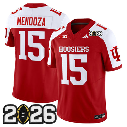 Men's Indiana Hoosiers 2026 CFP Final Patch Vapor Limited Jersey - All Stitched
