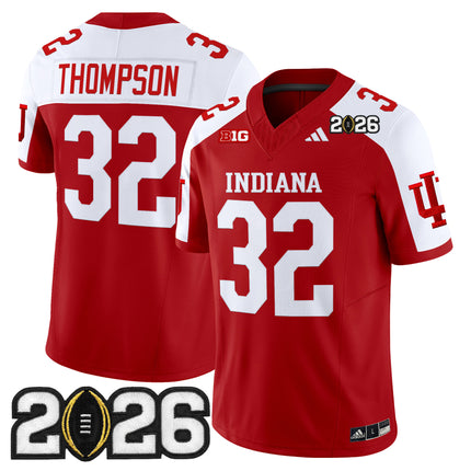 Men's Indiana Hoosiers 2026 CFP Final Patch Vapor Limited Jersey V2 - All Stitched