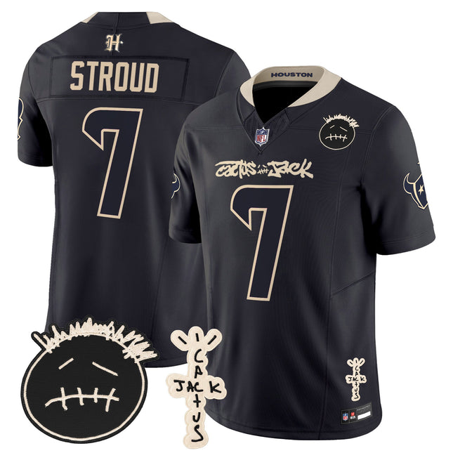 Men's Houston Texans x Cactus Jack Vapor Limited Jersey V2 - All Stitched