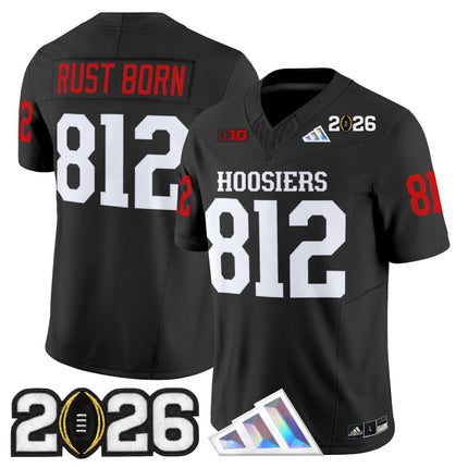 Men's Indiana Hoosiers 2026 CFP Final Patch Vapor Limited Jersey V4 - All Stitched