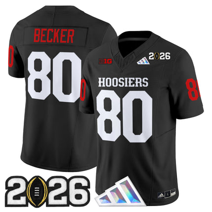 Men's Indiana Hoosiers 2026 CFP Final Patch Vapor Limited Jersey V4 - All Stitched