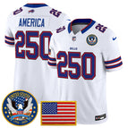 White / #250 America / S