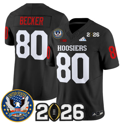 Men's Indiana Hoosiers "United States 250th Anniversary Patch" Vapor Limited Jersey - All Stitched