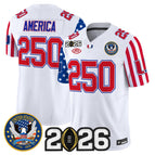 White / #250 America / S