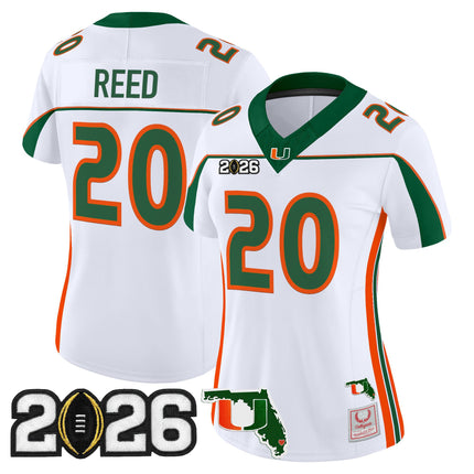 Miami Hurricanes Throwback Vapor Limited Jersey - 2026 CFP Final & Florida Patch - All Stitched