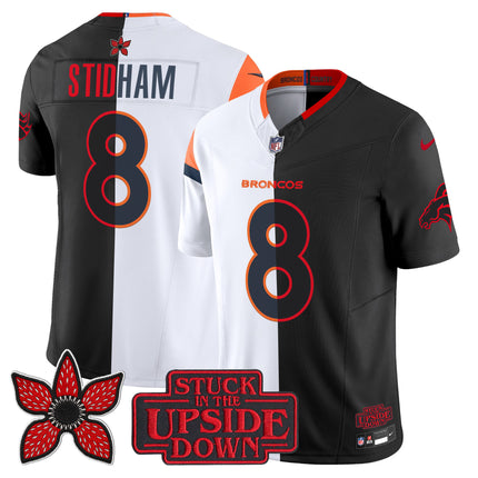 Men's Denver Broncos 'Upside Down Edition' Vapor Limited Jersey - All Stitched