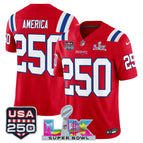 Red / #250 America / S
