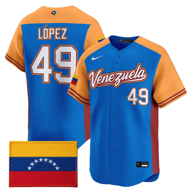 Men's Team Venezuela World Baseball Classic Vapor Premier Jersey - All Stitched