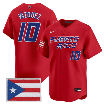 Men's Team Puerto Rico World Baseball Classic Vapor Premier Jersey - All Stitched