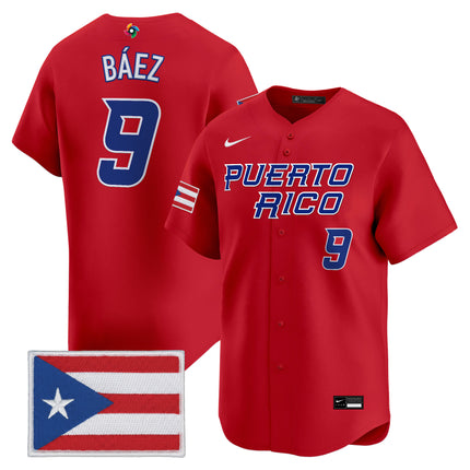 Men's Team Puerto Rico World Baseball Classic Vapor Premier Jersey - All Stitched