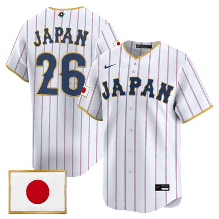 Men's Team Japan World Baseball Classic Vapor Premier Jersey - All Stitched