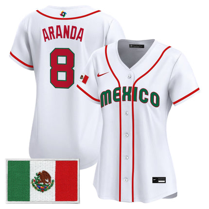Women's Team Mexico World Baseball Classic Vapor Premier Jersey - All Stitched