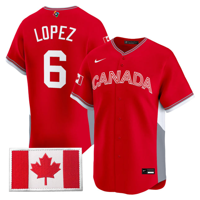 Men’s Team Canada World Baseball Classic Vapor Premier Jersey - All Stitched