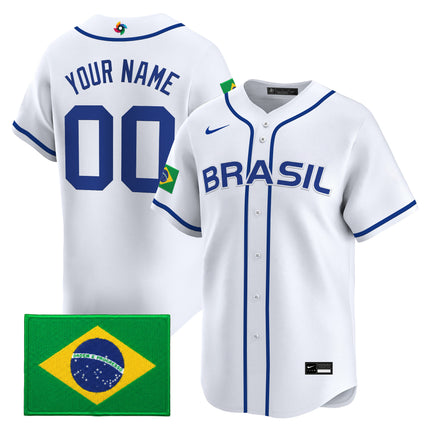 Team Brazil 2026 World Baseball Classic Vapor Premier Custom Jersey - All Stitched