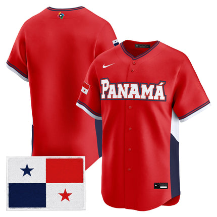 Men's Team Panama 2026 World Baseball Classic Vapor Premier Jersey - All Stitched