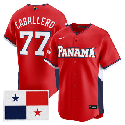 Men's Team Panama 2026 World Baseball Classic Vapor Premier Jersey - All Stitched
