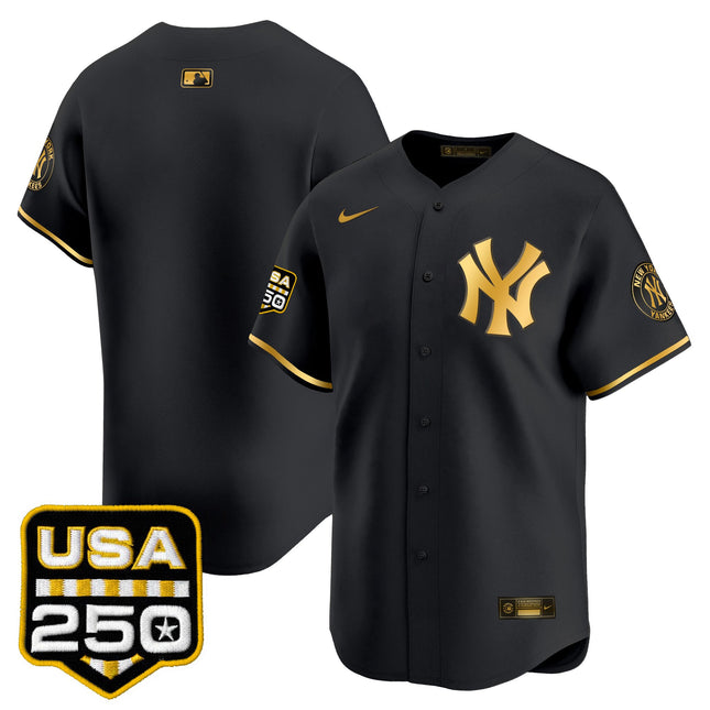 Men's New York Yankees 250America Patch Vapor Premier Limited Jersey - All Stitched