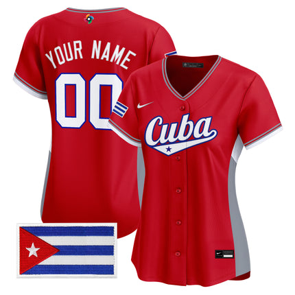 Team Cuba World Baseball Classic Vapor Premier Custom Jersey - All Stitched