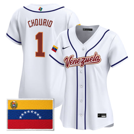 Women's Team Venezuela World Baseball Classic Vapor Premier Jersey - All Stitched