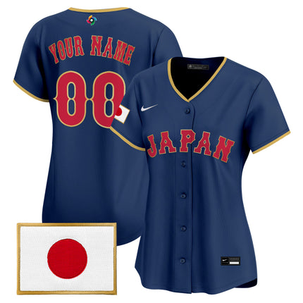 Team Japan World Baseball Classic Vapor Premier Custom Jersey - All Stitched