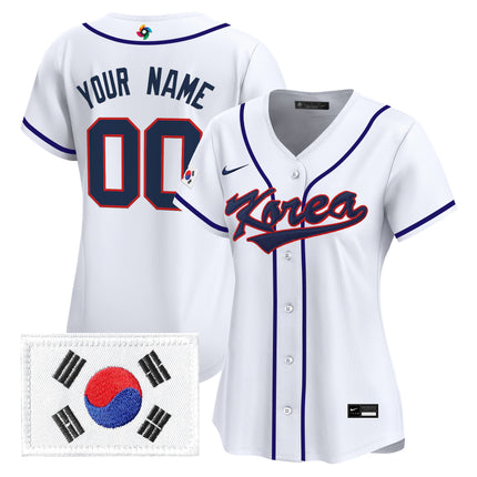 Team Korea 2026 World Baseball Classic Vapor Premier Custom Jersey - All Stitched