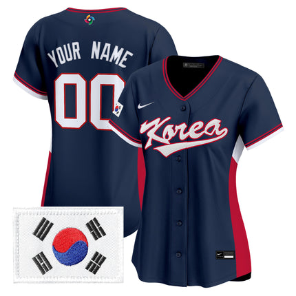Team Korea 2026 World Baseball Classic Vapor Premier Custom Jersey - All Stitched