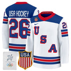 White / #26 USA Hockey / S