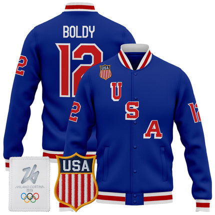 Men's 2026 USA Olympic Premium Hockey Jacket - All Stitched