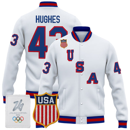 Men's 2026 USA Olympic Premium Hockey Jacket - All Stitched