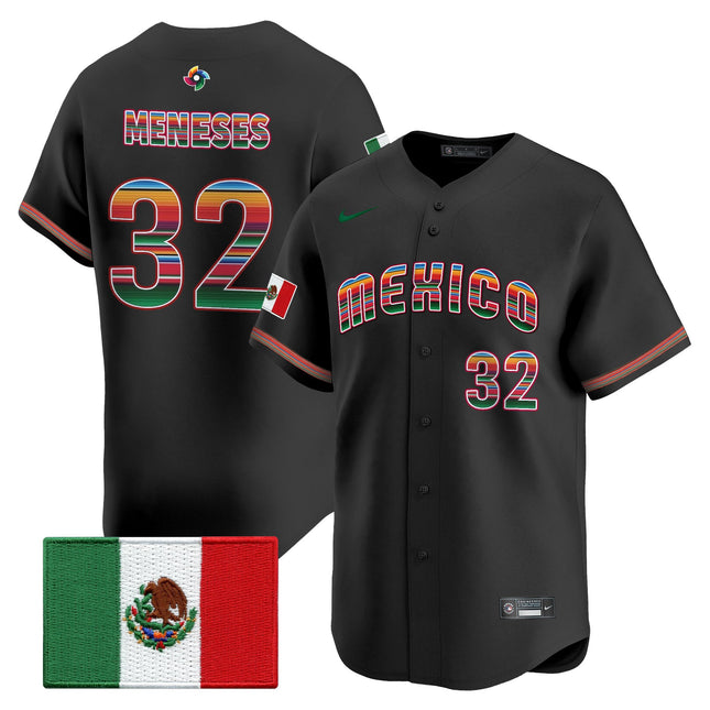 Men's Team Mexico World Baseball Classic "Serape Edition" Vapor Premier Jersey - 2026 Roster - All Stitched