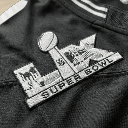 Men's Seattle Seahawks "Super Bowl LX & 50th Patch" Vapor Limited Jersey - Gothic Edition - All Stitched