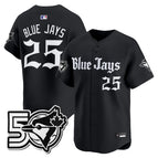 Black / #25 Blue Jays / S