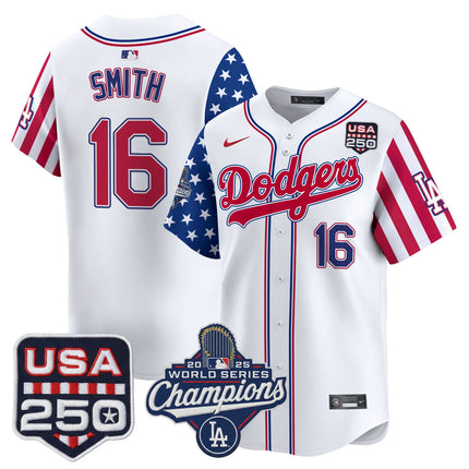 Men's Los Angeles Dodgers "America250 Edition" Vapor Premier Limited Jersey V2 - All Stitched